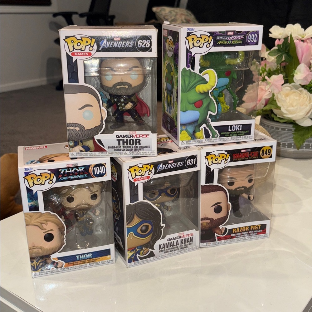 Funko Pop! Marvel Action Figures Set